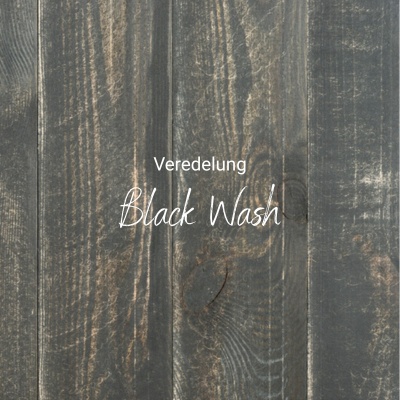 Verarbeitung Black Wash